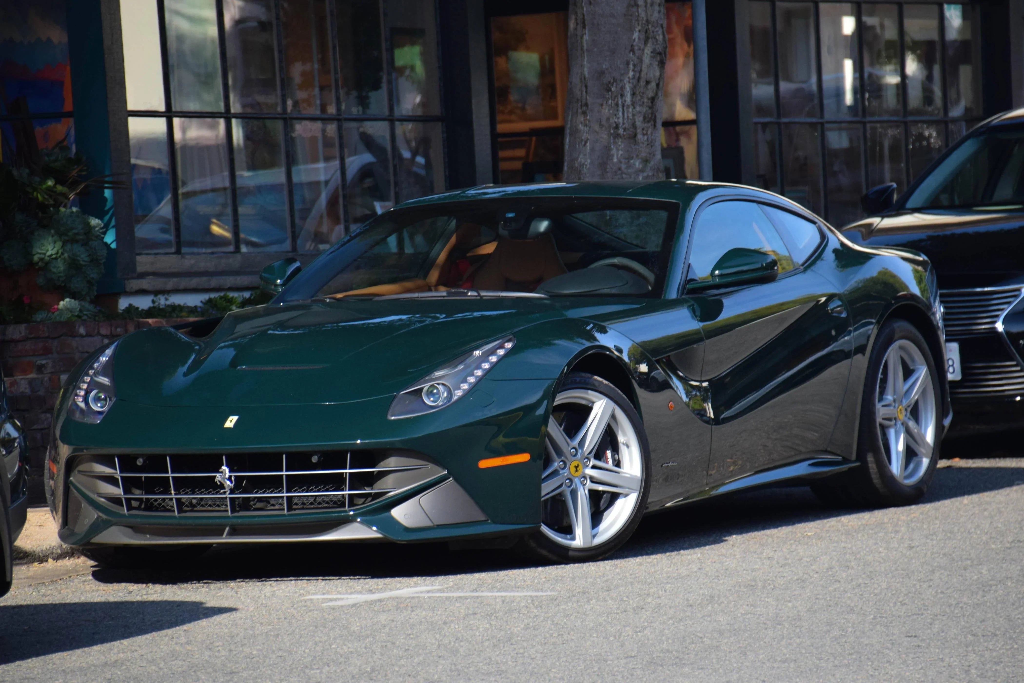 Ferrari F12 Green with a Tan interior