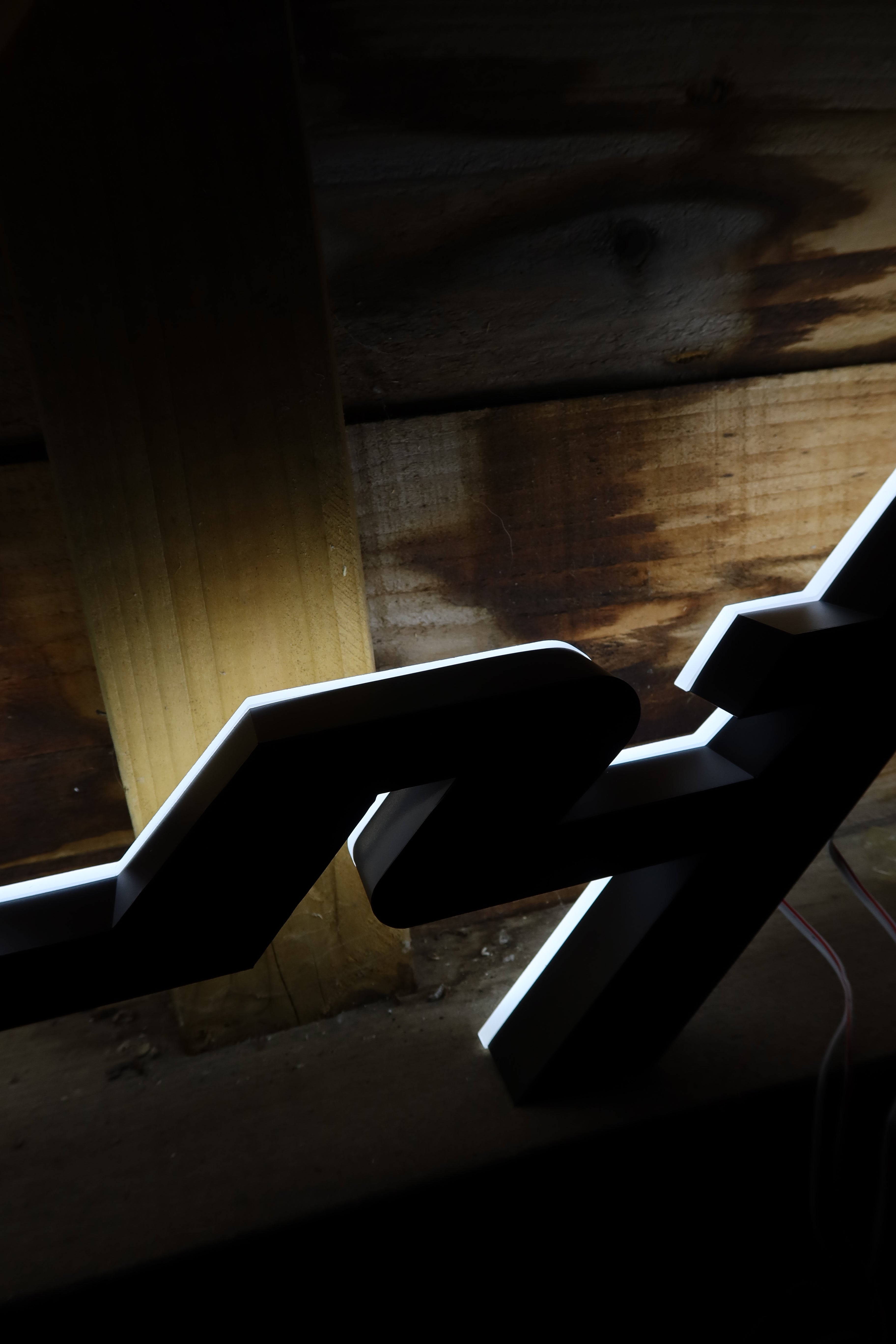 Illuminated Pininfarina Showroom Sign