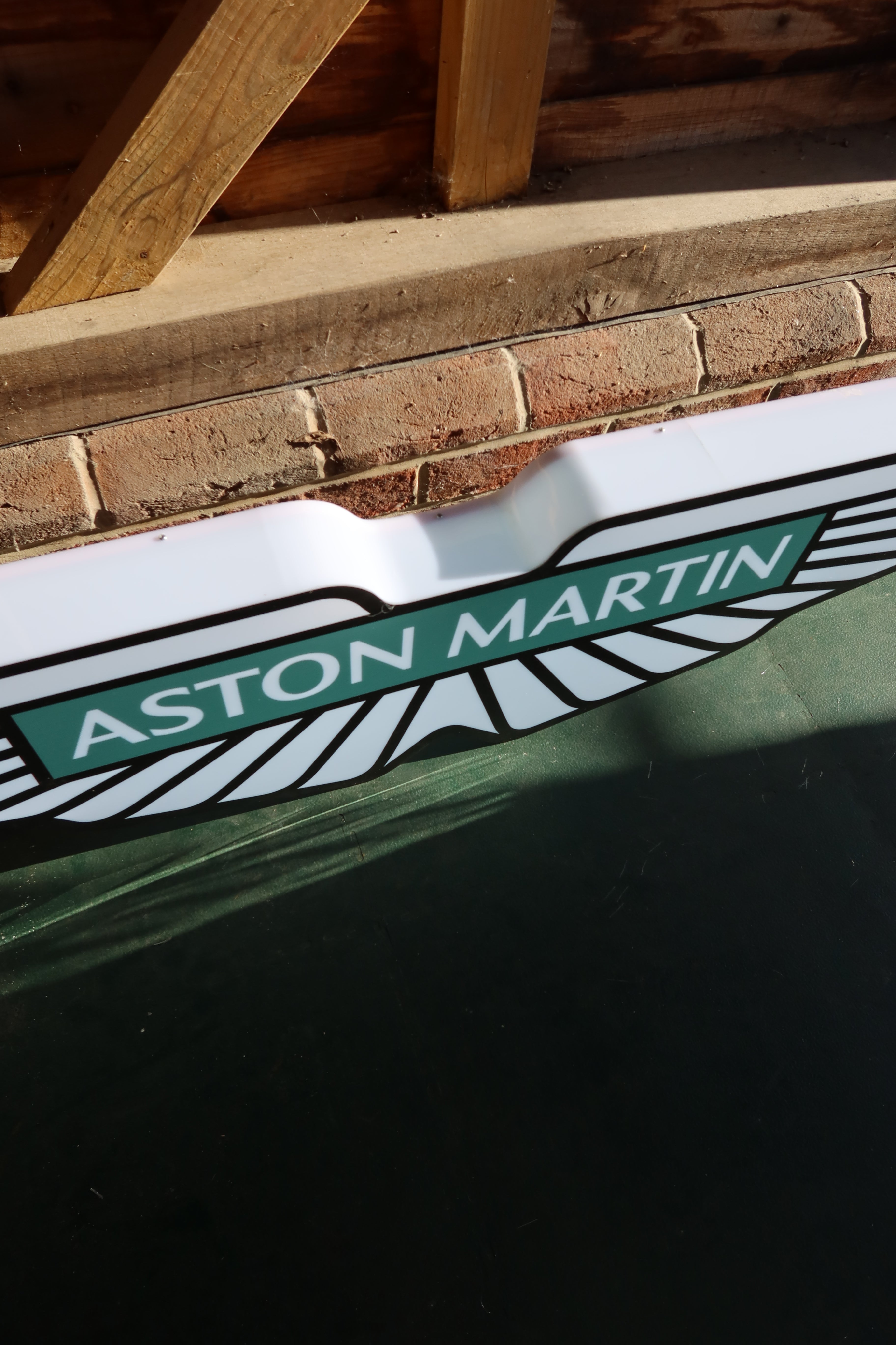 Illuminated Aston Martin Showroom Sign