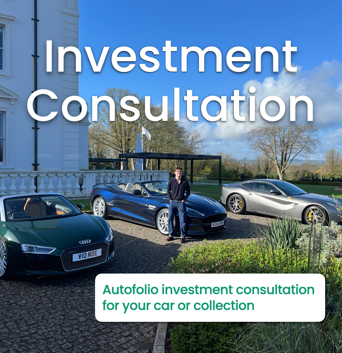 Investment Consultation for Your Car or Collection - Autofolio