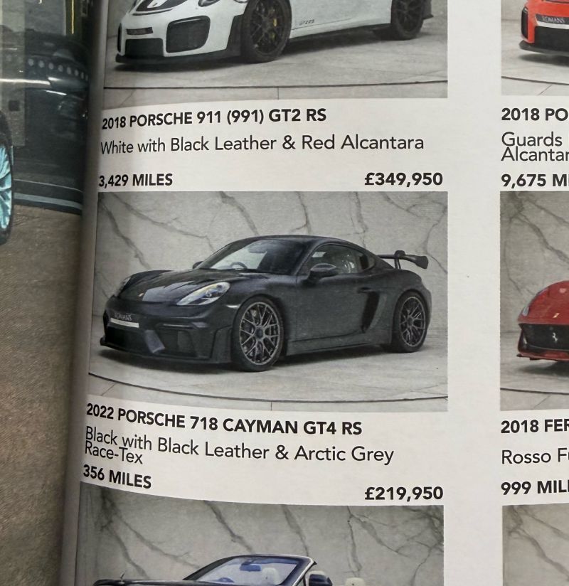 How Much Money You Would Have Lost Buying a 2022 Porsche Cayman GT4 RS. £94,000 in 3 Years.
