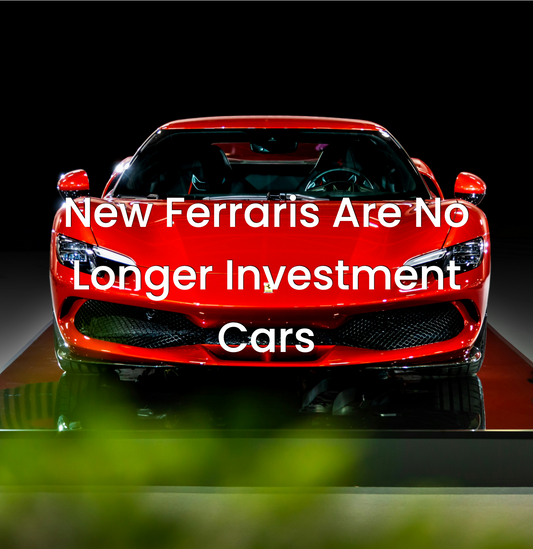 New Ferraris Are No Longer Investment Cars