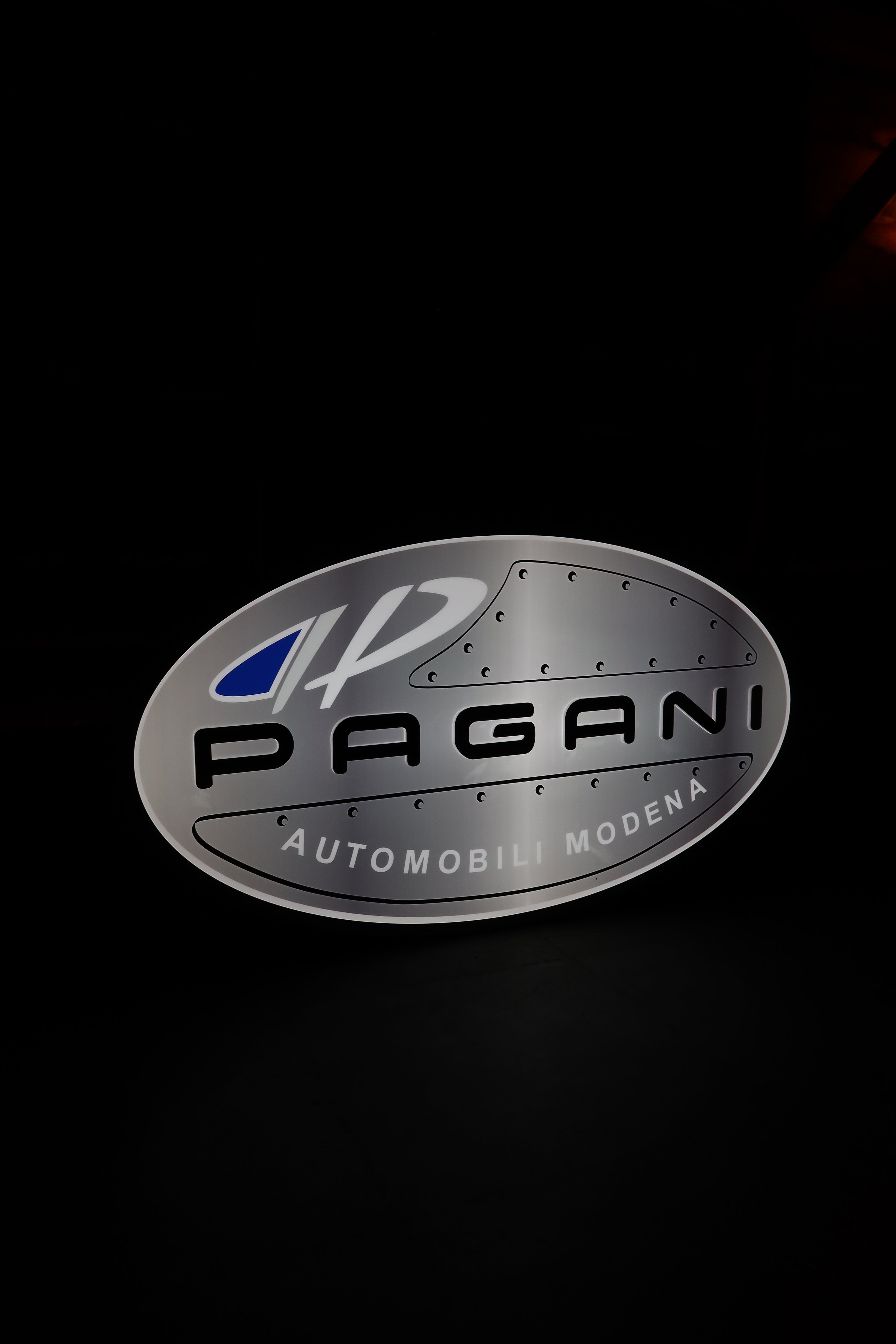 Illuminated Pagani Showroom Sign