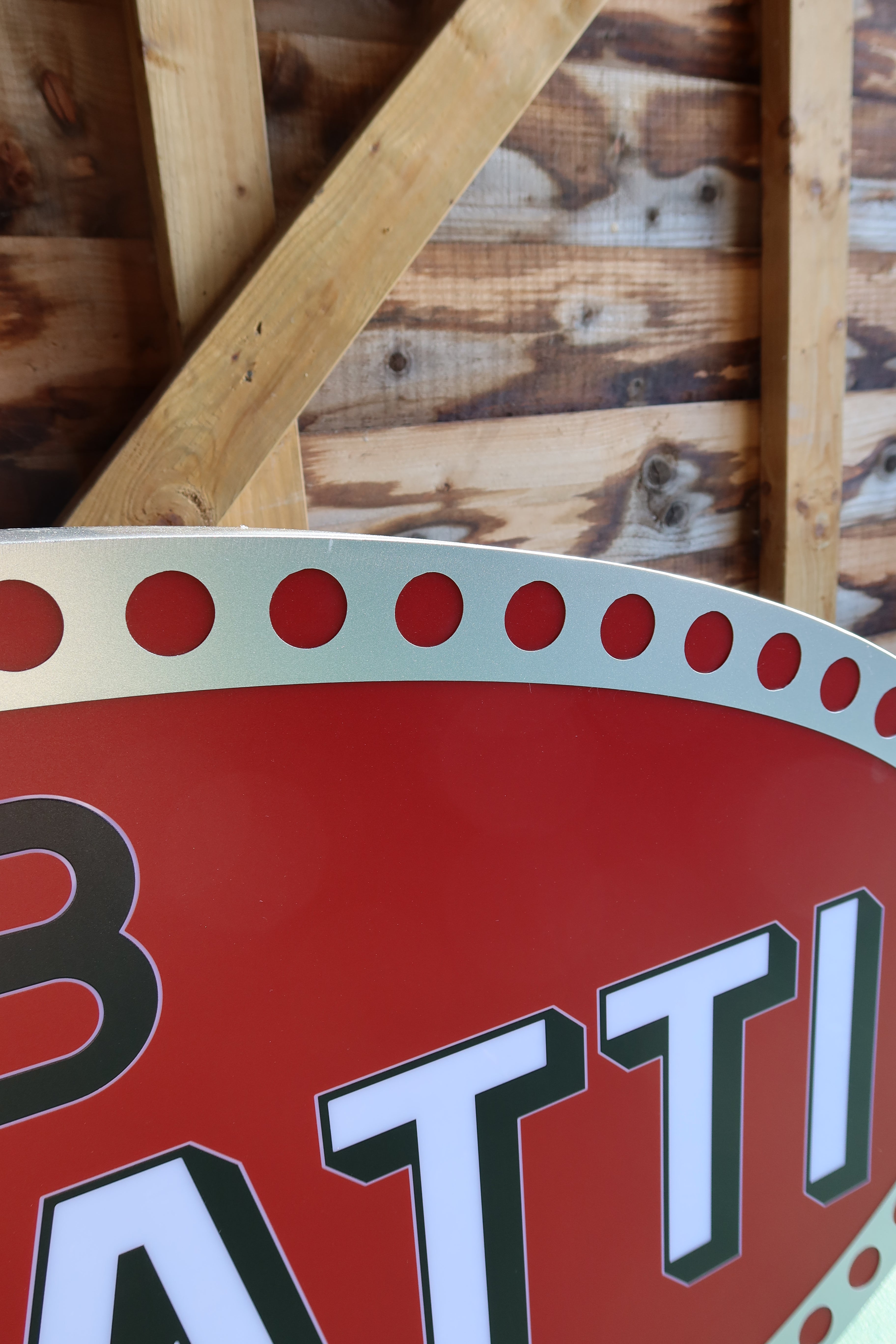 Illuminated Bugatti Showroom Sign