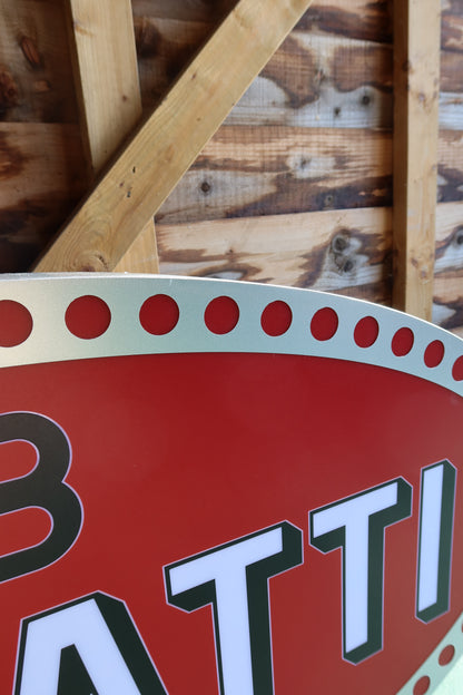 Illuminated Bugatti Showroom Sign