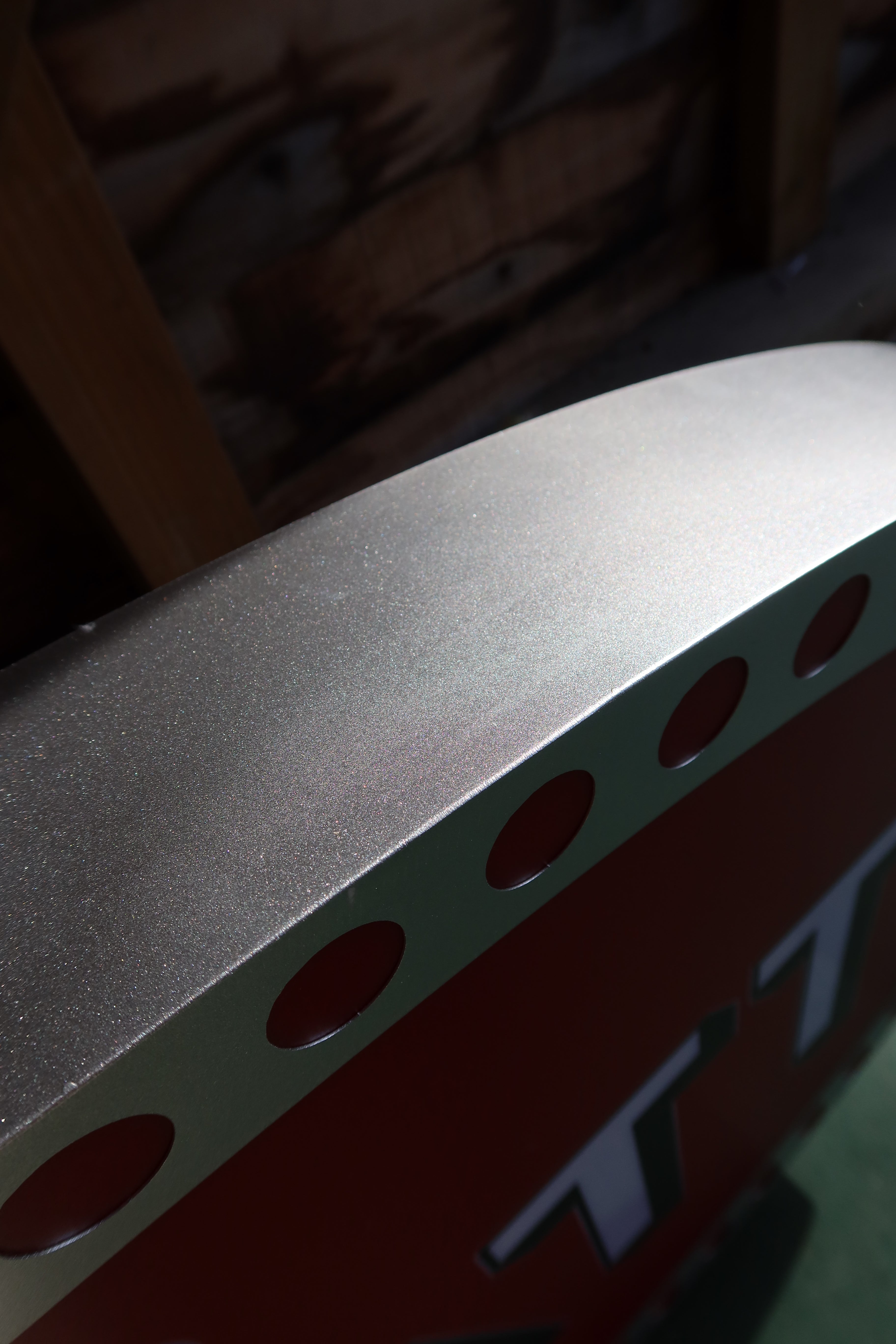 Illuminated Bugatti Showroom Sign