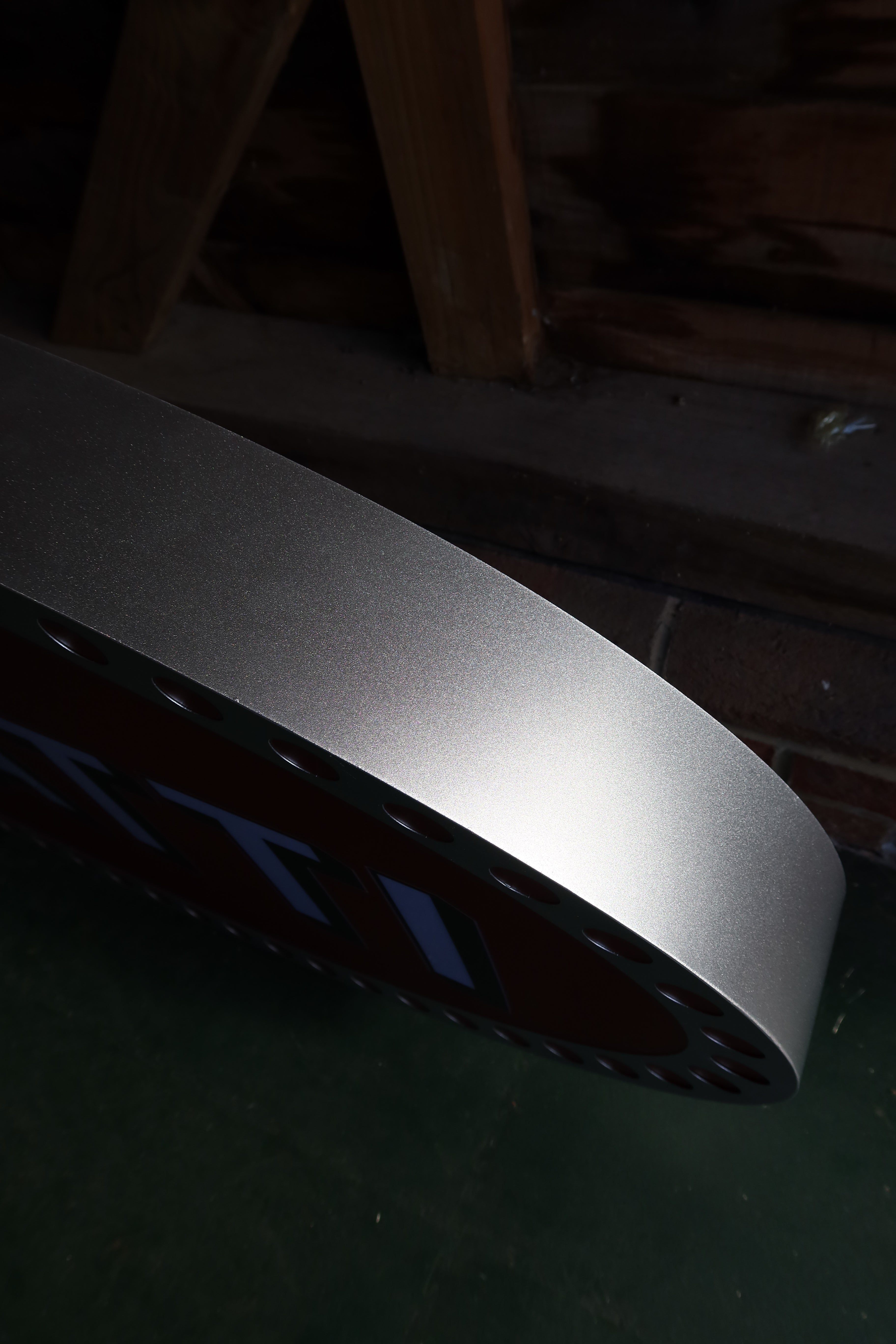 Illuminated Bugatti Showroom Sign