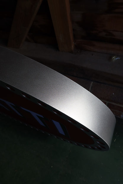 Illuminated Bugatti Showroom Sign