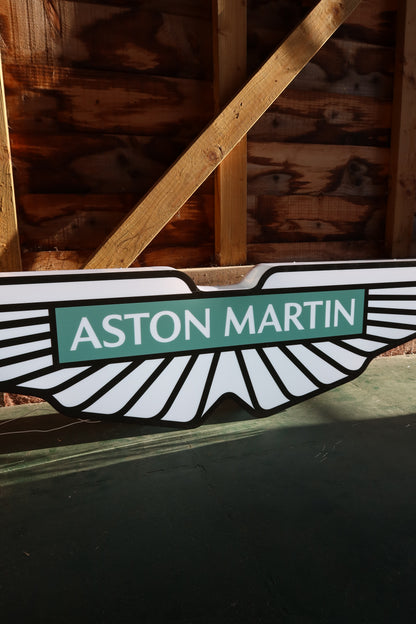 Illuminated Aston Martin Showroom Sign
