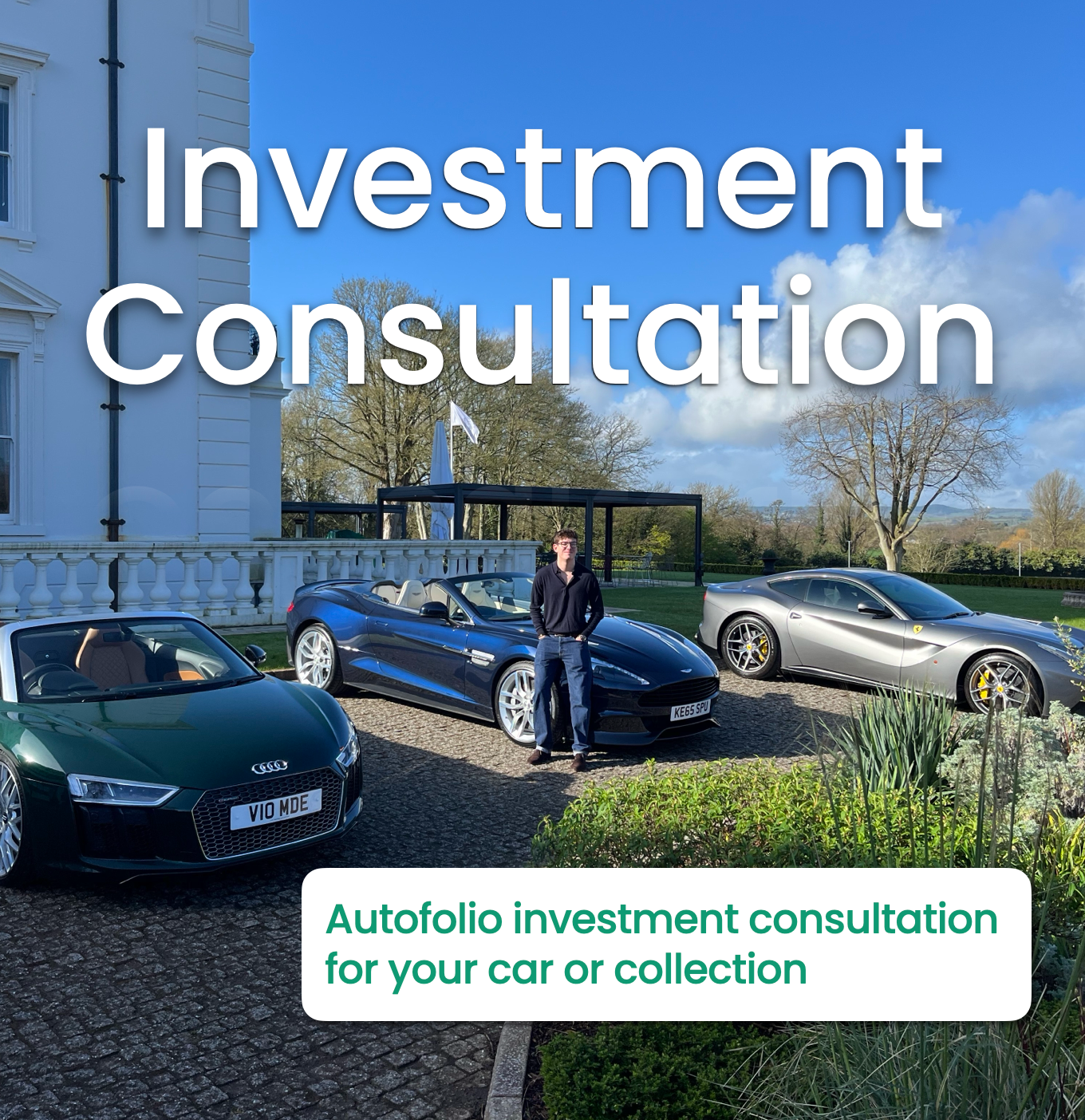 Investment Consultation for Your Car or Collection - Autofolio 